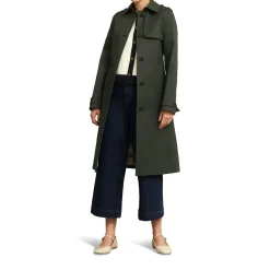 Hot Hallie Belted Trench Coat Women Coats & Jackets