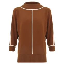 Clearance Hallie Tipped Sweater Women Sweaters & Cardigans
