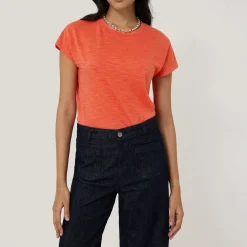 Outlet Harlech Slub T-Shirt Women Tops