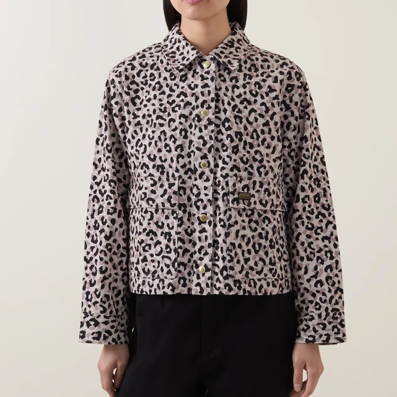 Harley Leopard Overshirt Women Coats & Jackets