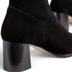 New Harp Suede Heeled Boots Women Boots