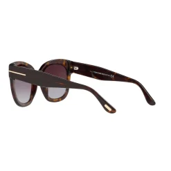 Sale Havana Square Sunglasses FT0613 Women Sunglasses