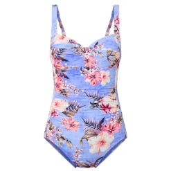 Sale Hawaii Ruched Floral Swimsuit Women Swimwear & Beachwear