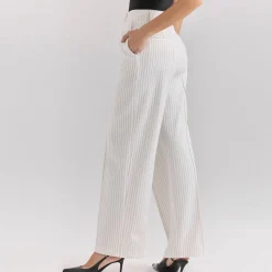 Hot Hayden High-Waisted Striped Trousers Women Trousers & Shorts