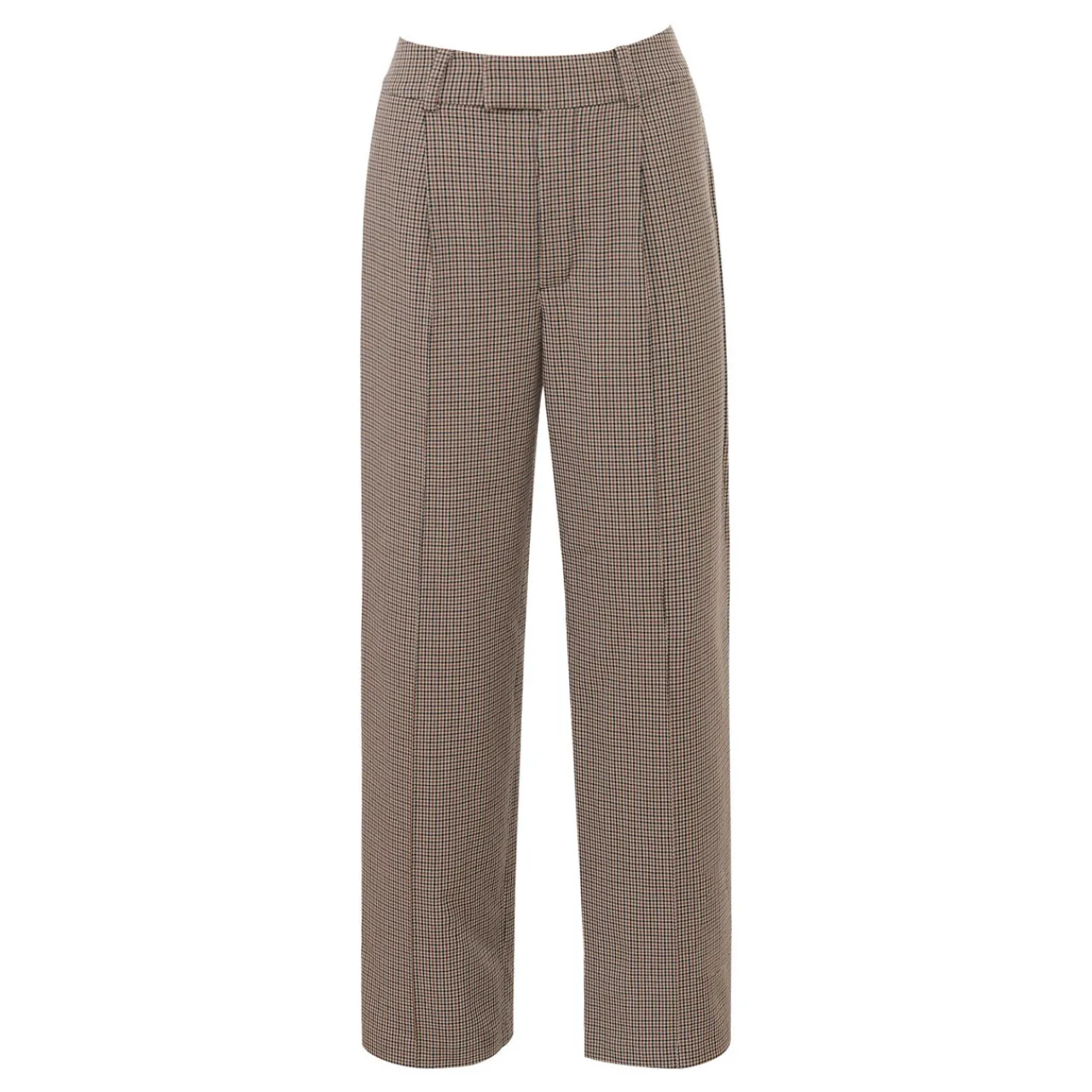 Best Hayden Puppytooth High-Waist Trousers Women Trousers & Shorts