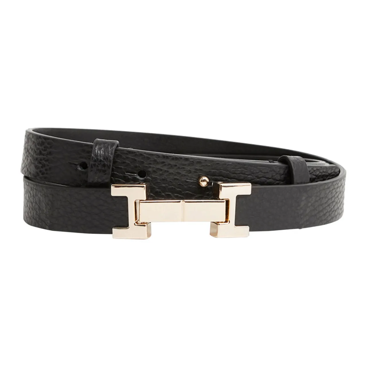 Clearance Hayley Textured Narrow Leather Belt Women Belts