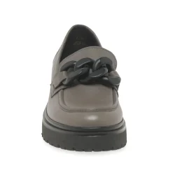 Hot Hayseed Chain-Detail Loafers Women Loafers