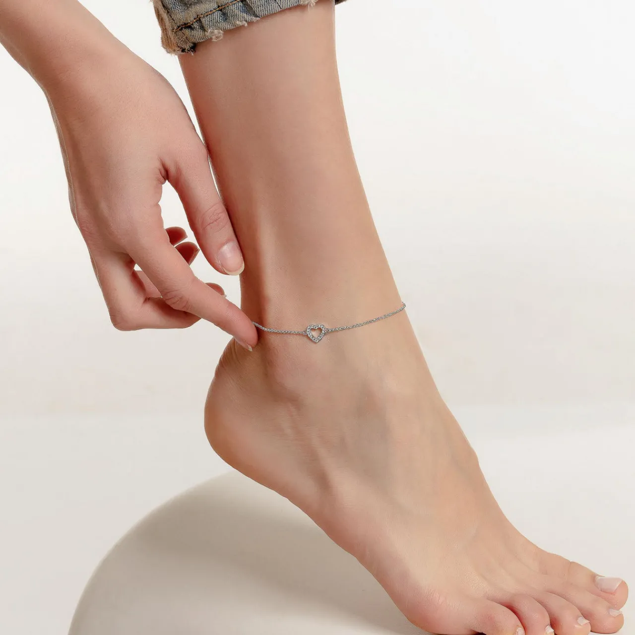 Hot Heart Anklet Women Bracelets