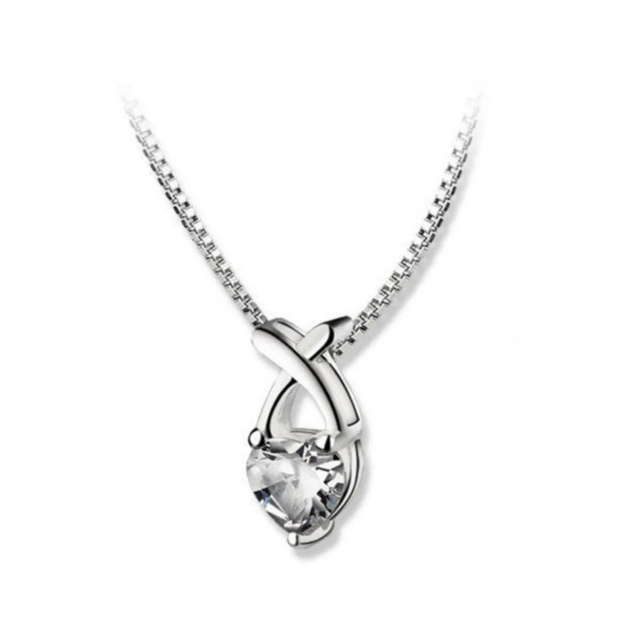 Heart Pendant Necklace Women Charms