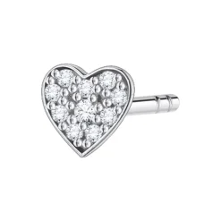 Best Heart-Shaped Single Stud Earring Women Earrings
