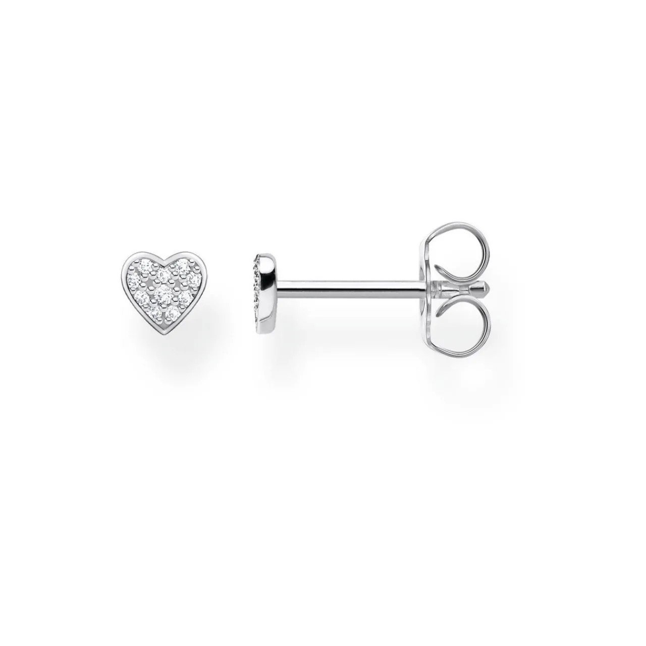 Best Heart-Shaped Single Stud Earring Women Earrings