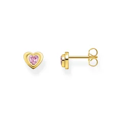 New Heart-Shaped Stud Earrings Women Earrings