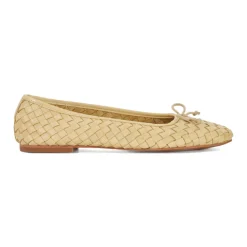 Sale Heat Woven Bow Ballet Flats Women Flats