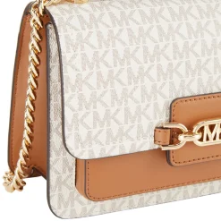 Clearance Heather Large Logo-Canvas Shoulder Bag Women Crossbody Bags|Shoulder Bags