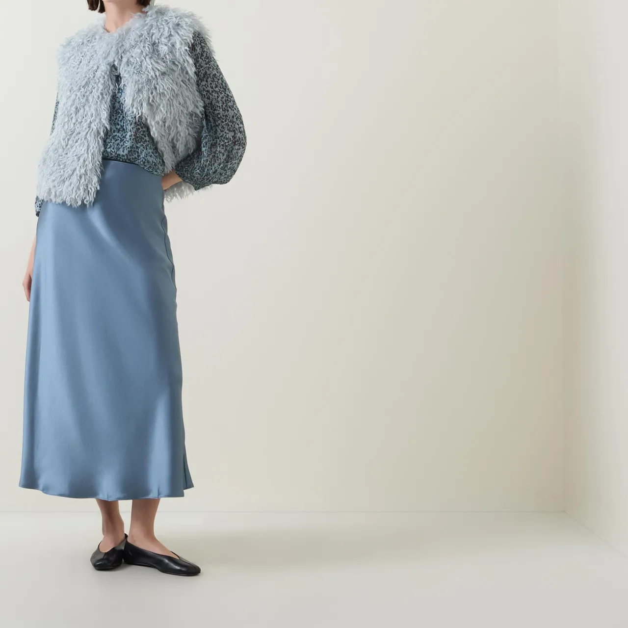 Clearance Heavyweight Flared Skirt Women Skirts