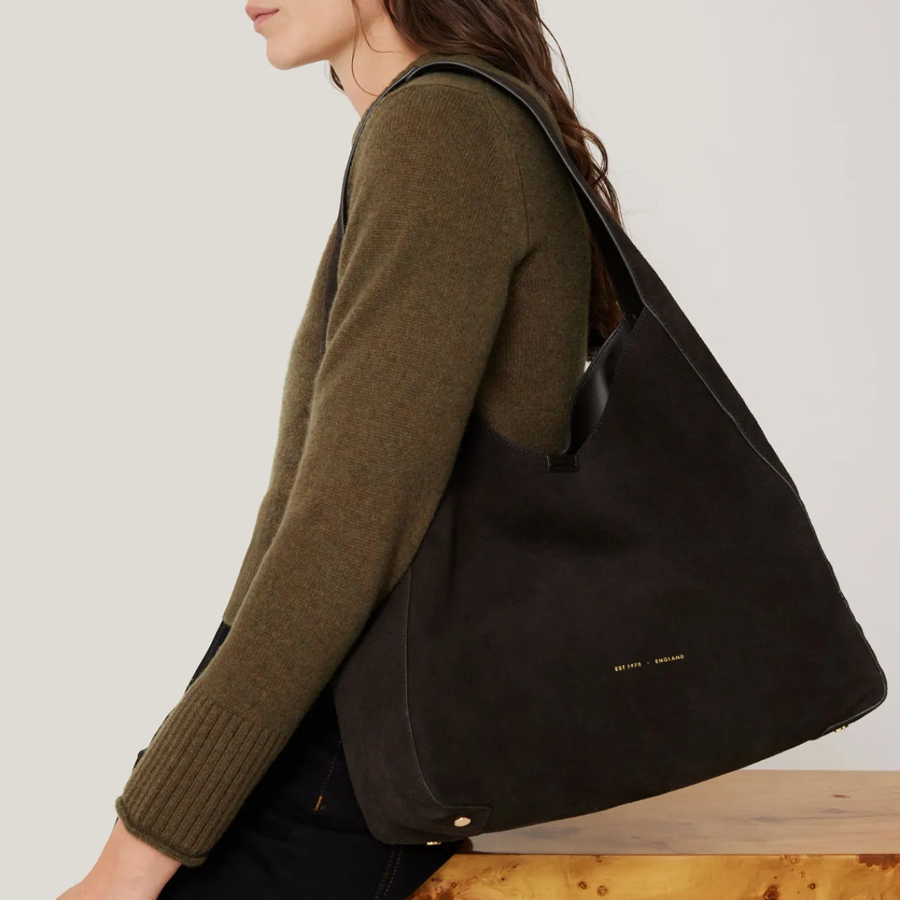 Heckfield Suede Tote Bag Women Tote Bags