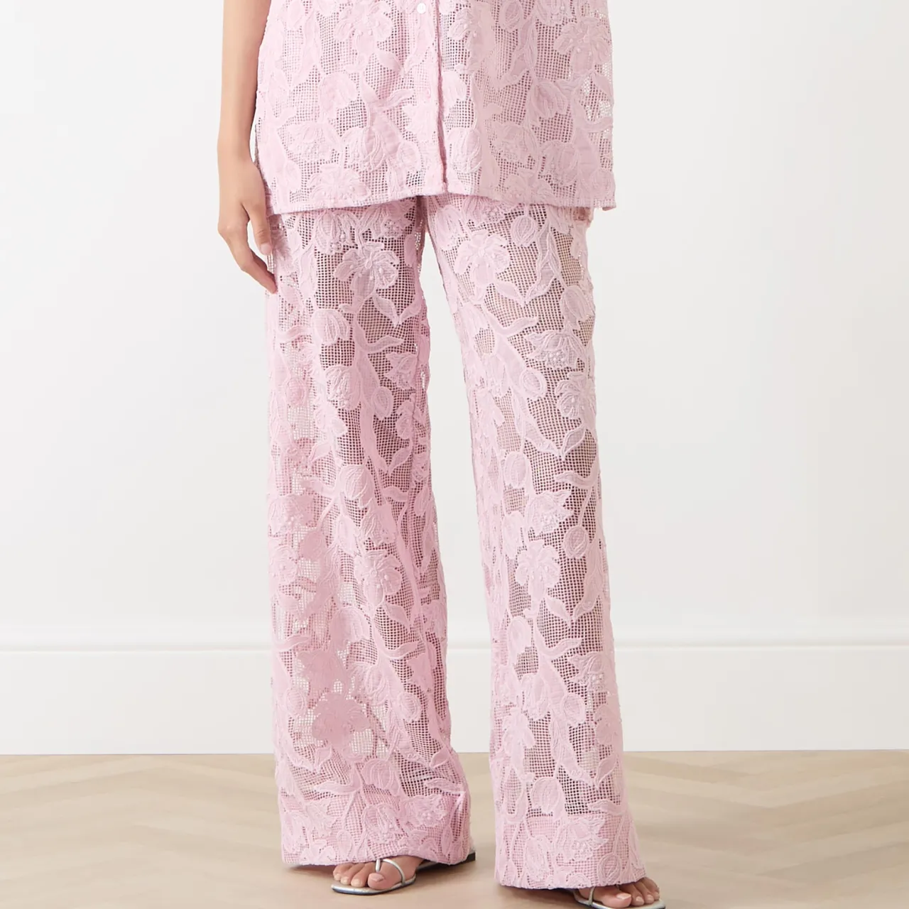 Henim Lace Wide Leg Trousers Women Trousers & Shorts