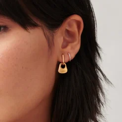 Hera Mini Charm Hoop Earrings Women Earrings