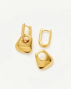 Hera Mini Charm Hoop Earrings Women Earrings