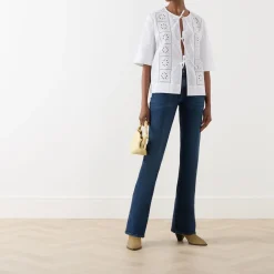 Outlet Heritage High-Rise Bootcut Jeans Women Denim