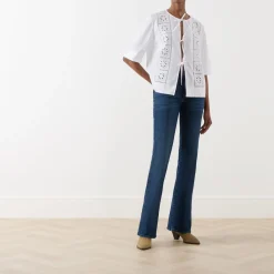 Outlet Heritage High-Rise Bootcut Jeans Women Denim