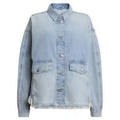 Sale Hettie Oversized Denim Shacket Women Coats & Jackets