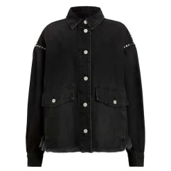 Online Hettie Studded Raw Edge Jacket Women Coats & Jackets
