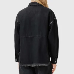 Online Hettie Studded Raw Edge Jacket Women Coats & Jackets