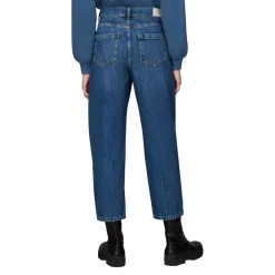 New High Waist Barrel Leg Jean Women Denim