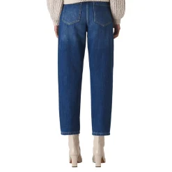 New High Waist Barrel Leg Jean Women Denim