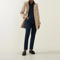 Discount High-Rise Ankle Skinny Jeans Women Denim