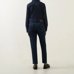 Discount High-Rise Ankle Skinny Jeans Women Denim
