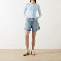 High-Rise Baggy Shorts Women Trousers & Shorts