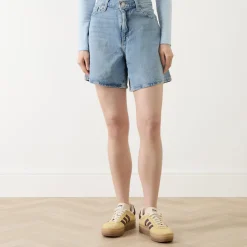 High-Rise Baggy Shorts Women Trousers & Shorts