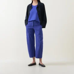 Clearance High-Rise Barrel Leg Trousers Women Trousers & Shorts