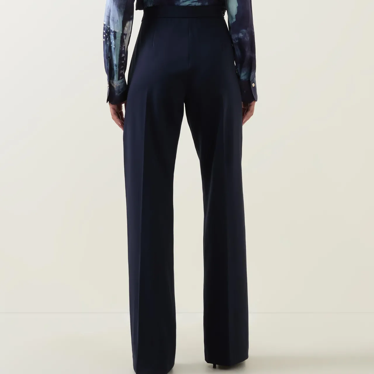 High-Rise Bootcut Trousers Women Trousers & Shorts