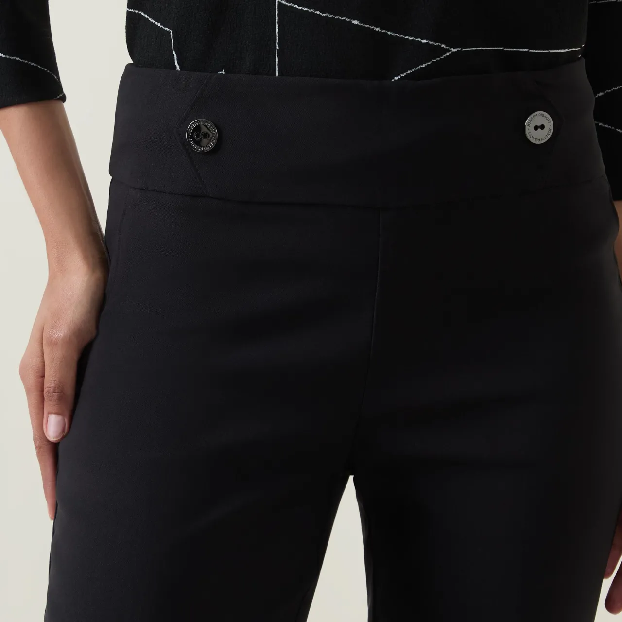 Discount High-Rise Cropped Straight Leg Trousers Women Trousers & Shorts