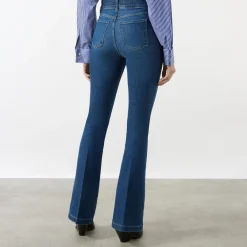 Hot High-Rise Flared Jeans Women Denim