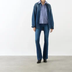 Hot High-Rise Flared Jeans Women Denim