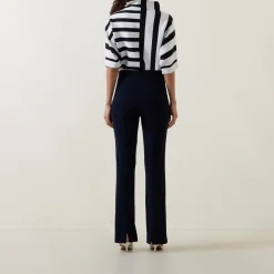 Hot High-Rise Pleated Straight Leg Trousers Women Trousers & Shorts