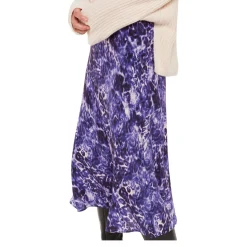 Discount High-Rise Printed Flared Skirt Women Skirts