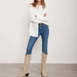 High-Rise Skinny Jeans Women Denim
