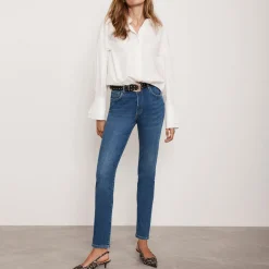 High-Rise Skinny Jeans Women Denim