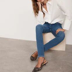 High-Rise Skinny Jeans Women Denim