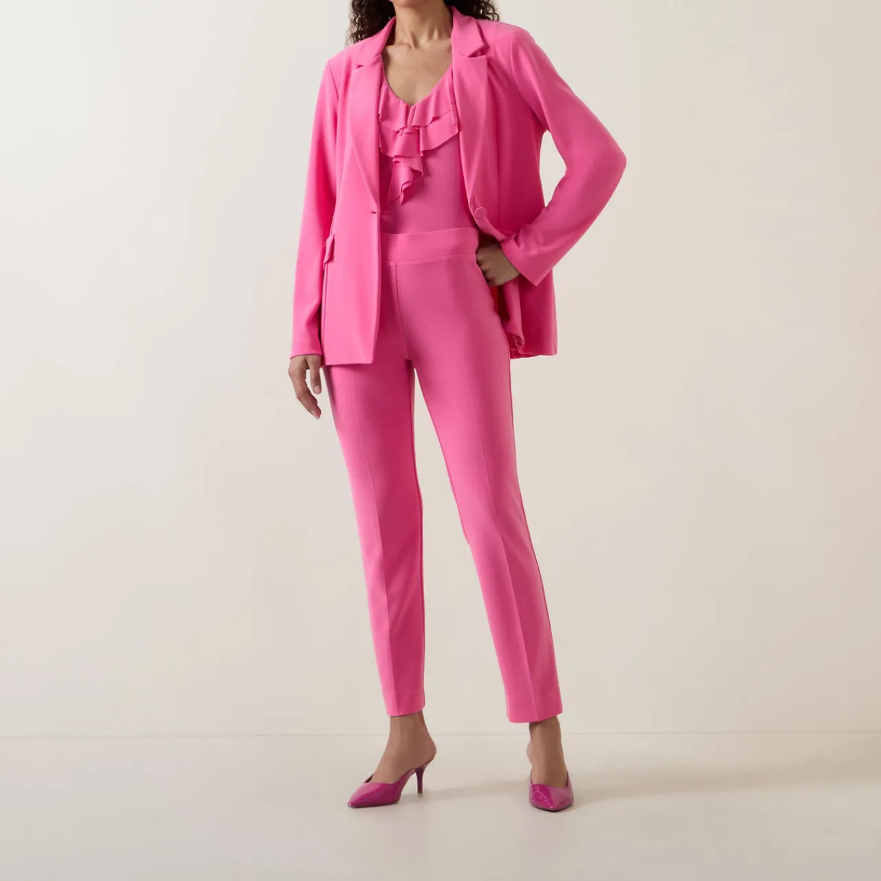 High-Rise Skinny Leg Trousers Women Trousers & Shorts