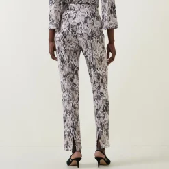 Sale High-Rise Snake Slim Leg Trousers Women Trousers & Shorts
