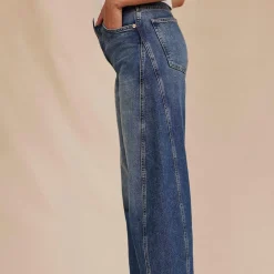 New High-Rise Tapered Barrel Jeans Women Denim
