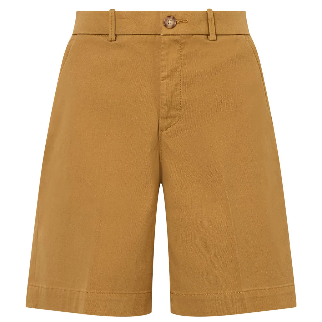 High-Rise Twill Shorts Women Trousers & Shorts