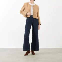 Clearance High-Rise Wide Leg Jeans Women Denim