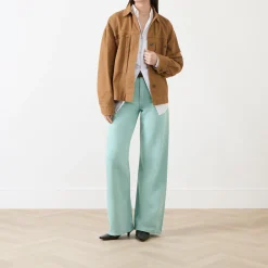 Outlet High-Rise Wide Leg Jeans Women Denim